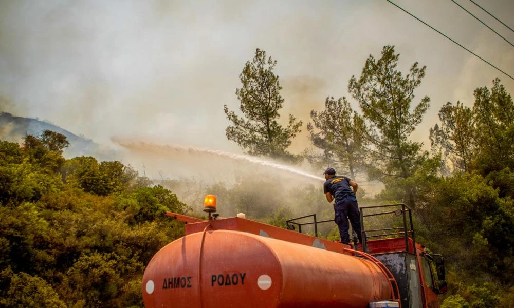 Πυρκαγιά στη Ρόδο: Ήρθη η κατάσταση έκτακτης ανάγκης